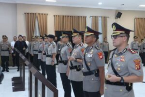 Polda Kaltim kembali melakukan penyegaran di tubuh organisasinya menyusul terbitnya Surat Telegram Kapolri tertanggal 24 Juni 2025