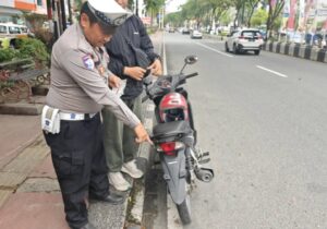 Operasi Patuh Mahakam 2025 di Balikpapan (foto : Polda Kaltim)