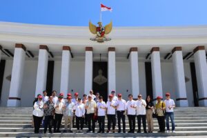 Deputy Premier Sarawak, Datuk Amar Haji Awang Tengah bin Ali Hasan di Nusantara, pada Minggu (27/07/2025), untuk menjajaki peluang kolaborasi dan investasi di IKN (foto : Humas IKN)